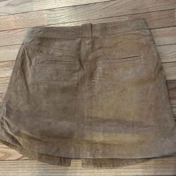 Women's Leather Skirt - Picture 2 of 2